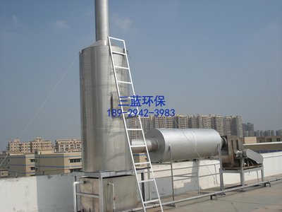居峰环保为东莞石排祥远金属制品厂设计安装发电机尾气治理工程